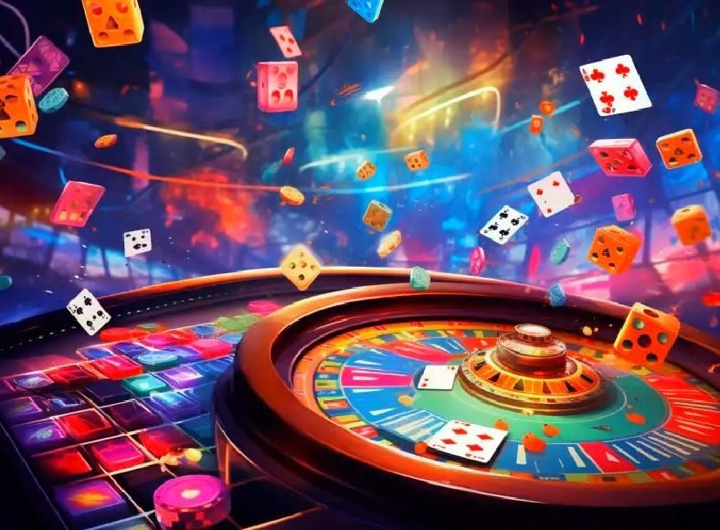 Ilustrasi Slot Naga Iblis neon